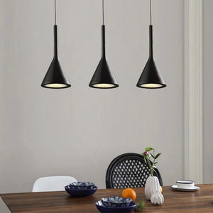 Modern LED Pendant Light E27 White Hanging Lamp for Kitchen Dining Bedroom