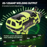 110V Handheld Portable Welding Machine IGBT Inverter ARC Welder 20-120Amp Gun