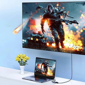 USB C to HDMI Hub 3 in 1 USB 3.0 Docking Station Adapter for Laptop