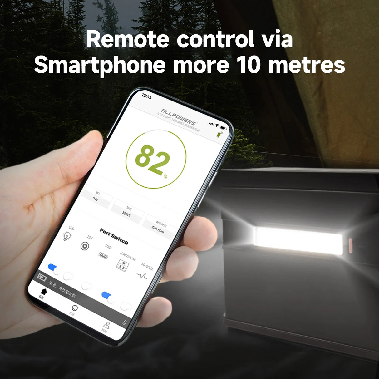 300W Portable Power Station 288Wh Backup Battery with Pure Sine Wave AC Outlets