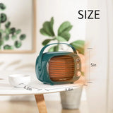 800W/500W Ceramic Space Heater with Temp Control for Home