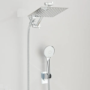 High Pressure Rain Shower Head 8-12Inch with Handheld & Adjustable Arm Spray