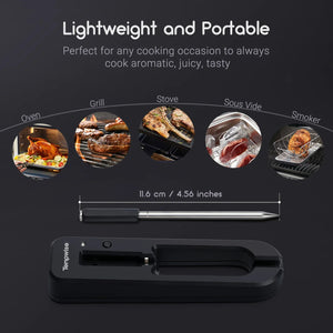 Wireless Bluetooth Meat Thermometer Smart Digital BBQ Grill Oven Smoker