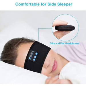 Bluetooth Sleep Headphones Headband Wireless Eye Mask for Side Sleeper Comfort