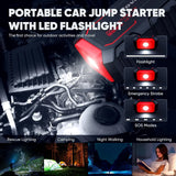 3000A Car Jump Starter 12V Portable Battery Booster with Power Bank & LED Light