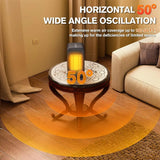 1500W Portable PTC Space Heater with Remote Swing Desk Heater