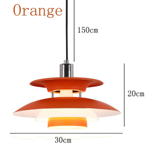 Danish UFO Pendant Ceiling Light – E27 Hanging Lamp for Bedroom & Dining Room