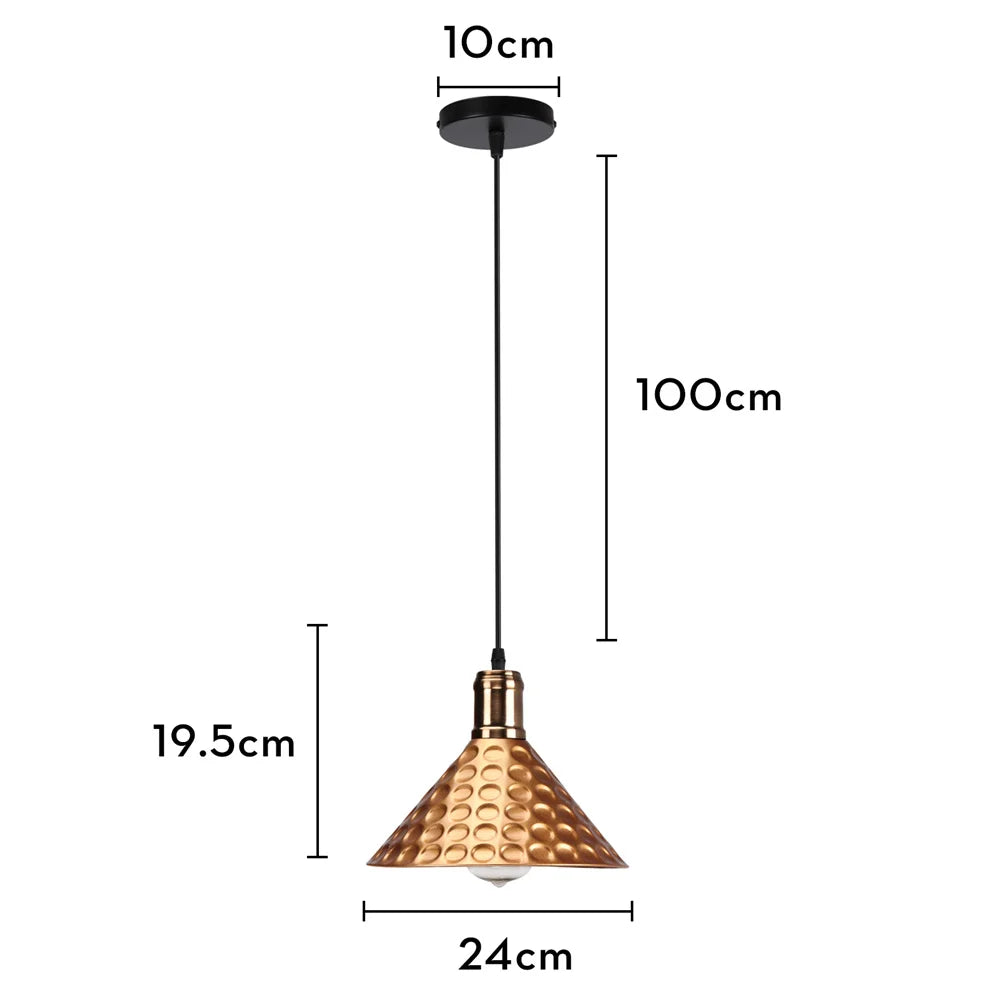 Industrial Retro Pendant Light Creative Hanging Lamp for Dining Room Kitchen Decor