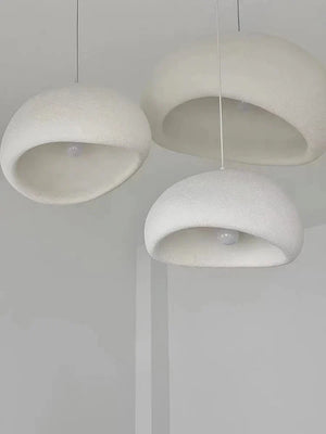 Moktan Sabai Nordic Wabi Sabi LED Chandelier – E27 Pendant Light for Kitchen & Bar