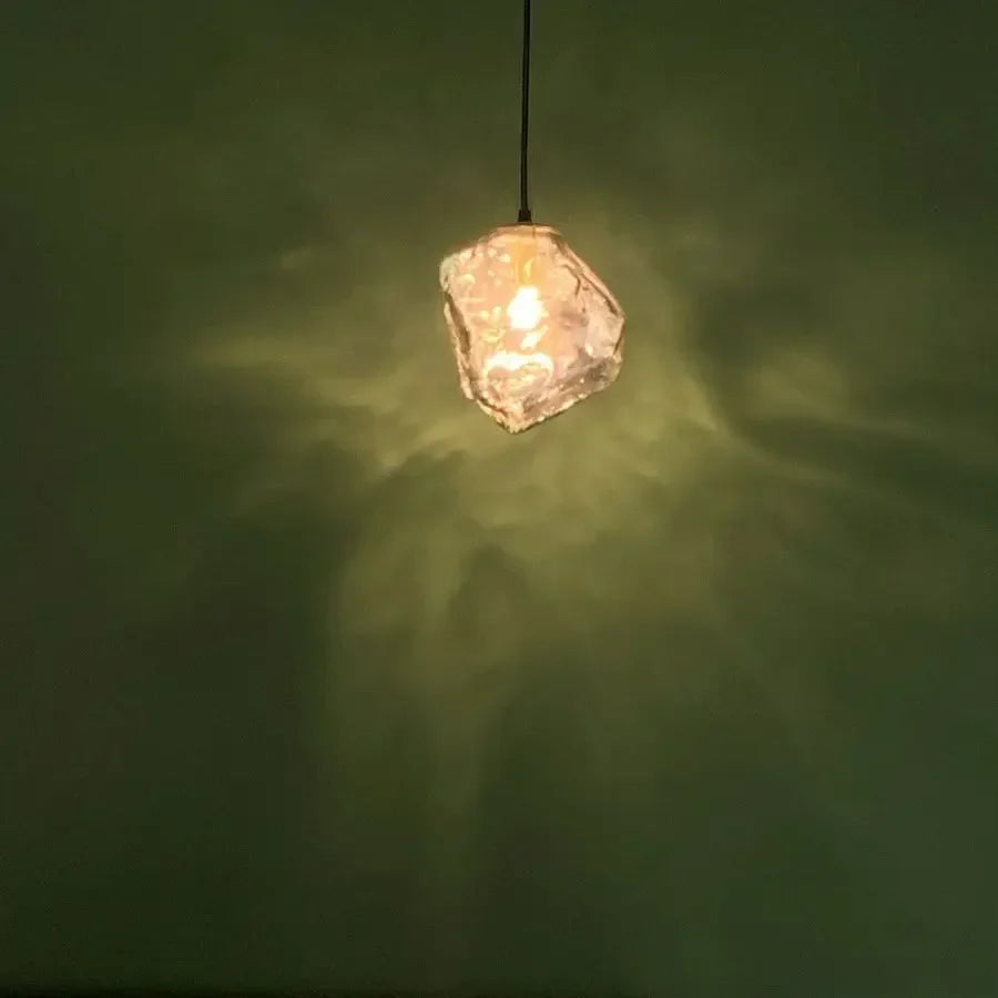 Ice Cube Lava Pendant Light Adjustable LED Chandelier for Bedroom Bar Restaurant