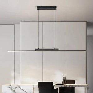 Modern Long Pendant Light – Minimalist Dining Room Chandelier for Kitchen & Living