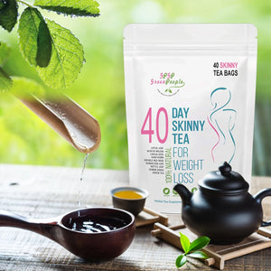Natural 40 Days Herbal Skinny Detox Weight Loss Supplement No Caffeine