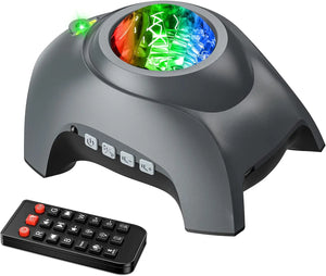 Galaxy Star Projector with Aurora Lights Bluetooth Speaker for Bedroom Sleep Aid