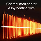 12V Car Heater 150W Fast Heating Windshield Defroster & Defogger Anti-Fog Fan