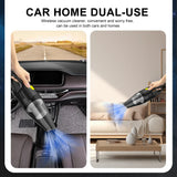 Wireless Mini Car Vacuum Cleaner Strong Suction Portable Handheld Blower