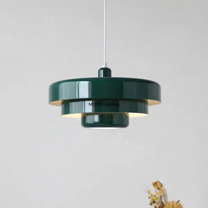 Medieval Danish Chandelier Multicolor Retro Pendant Light Orange Ceiling Lamp