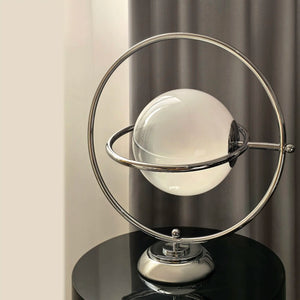 Minimalist Planet Desk Lamp Bauhaus Moon Glass Bedside Light Modern Home Decor