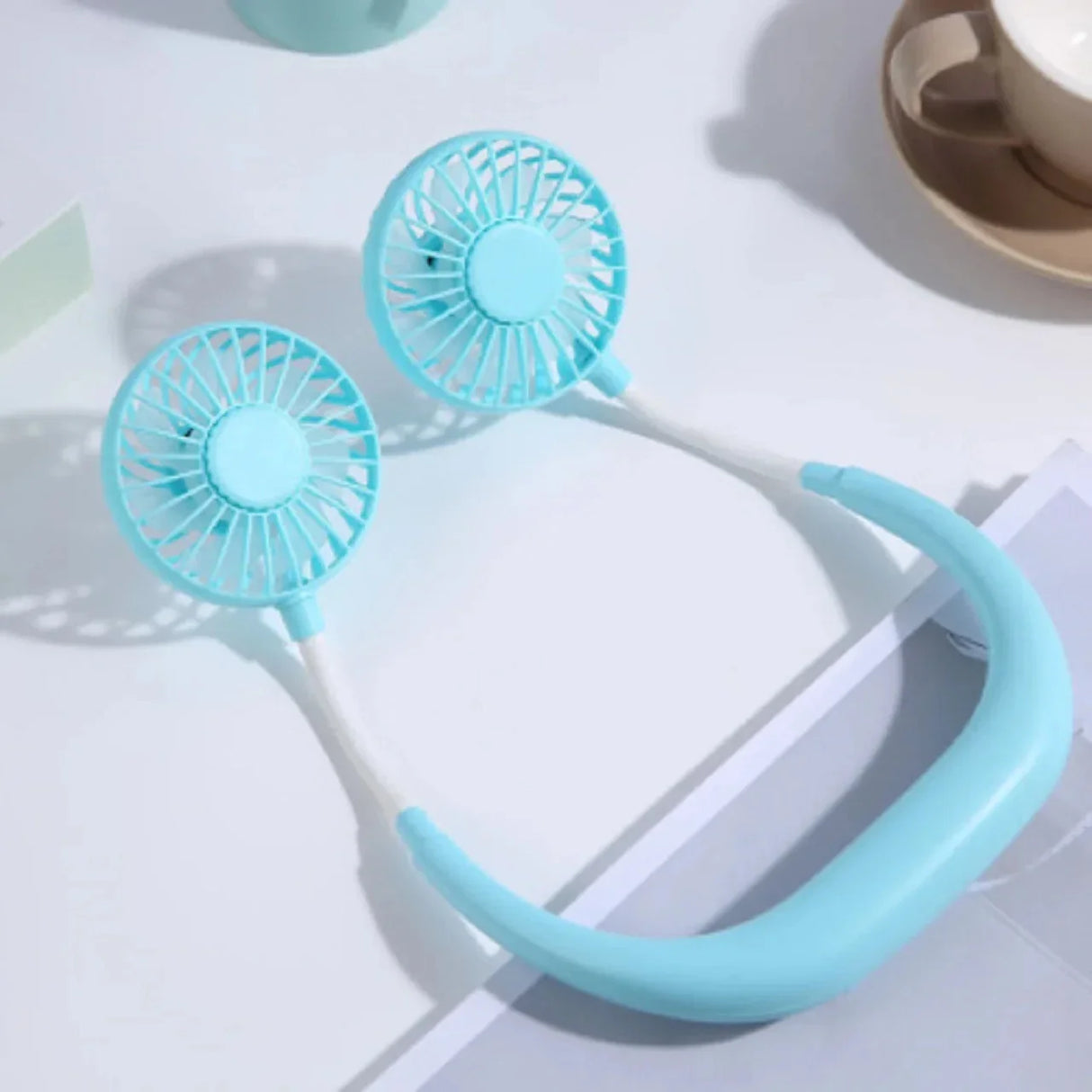 Portable Mini Fan ZY-A1 3-Speed 1200mAh Type-C Rechargeable