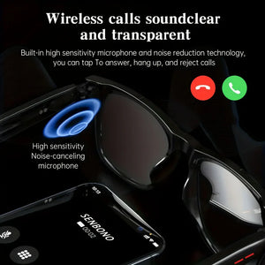 Bluetooth Smart Glasses Wireless Sunglasses Music Call TWS Audio Eyewear