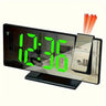 Projection Alarm Clock Large Digital Screen Multifunction Luminous Ceiling Clock