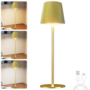 Wireless LED Table Lamp Rechargeable Touch Adjustable Night Light for Bedroom