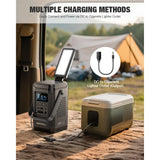 240W Portable Power Station 154Wh USB-C PD LiFePO4 Battery 7-Port Camping Home