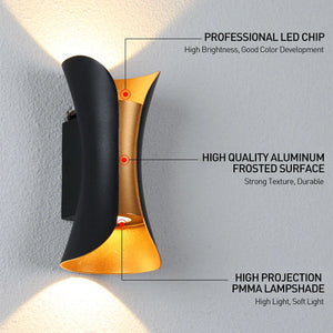 IP65 LED Outdoor Wall Light – 6W/10W Waterproof Aluminum Sconce for Porch Garden