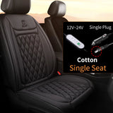 12-24V Heated Car Seat Cover with Fast Heating Flannel or Cloth