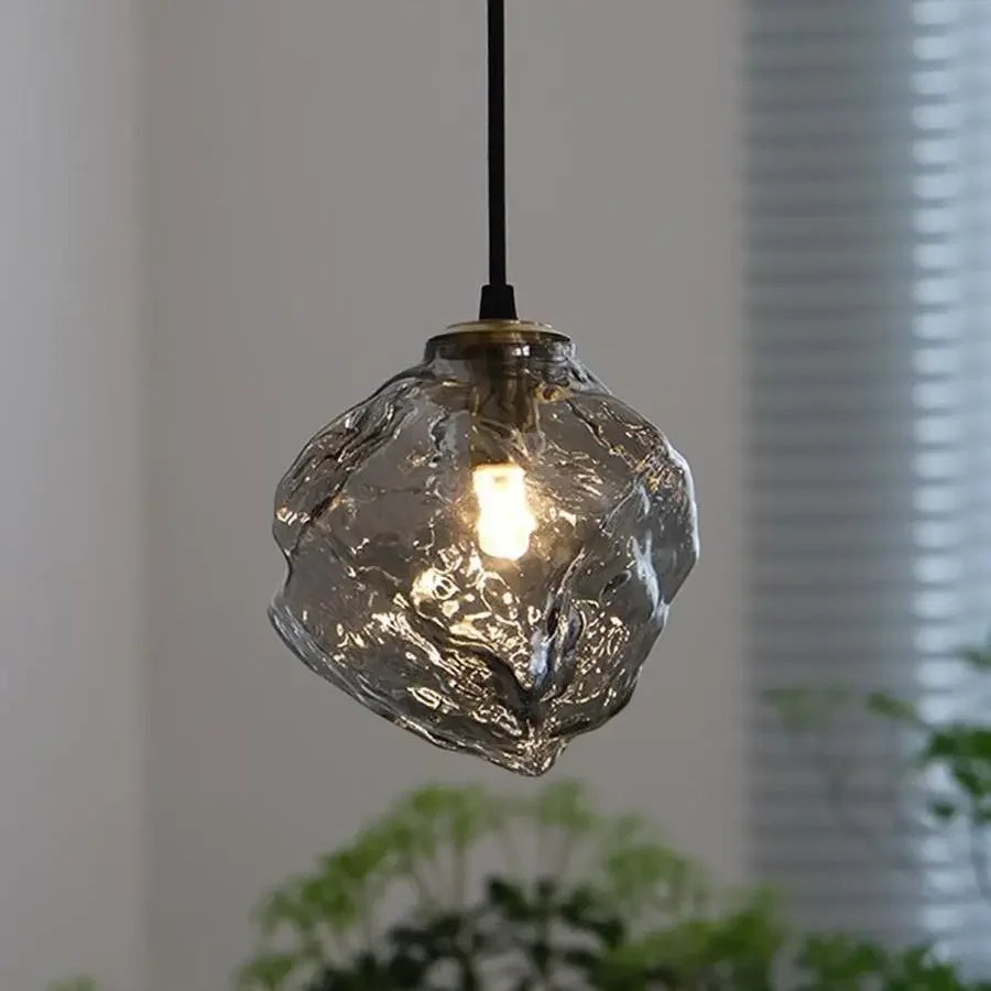 Ice Cube Lava Pendant Light Adjustable LED Chandelier for Bedroom Bar Restaurant