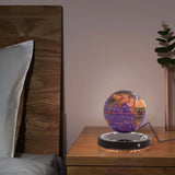 6 Inch Floating Levitating Globe RGB Light Magnetic World Map Desk Decor Gift