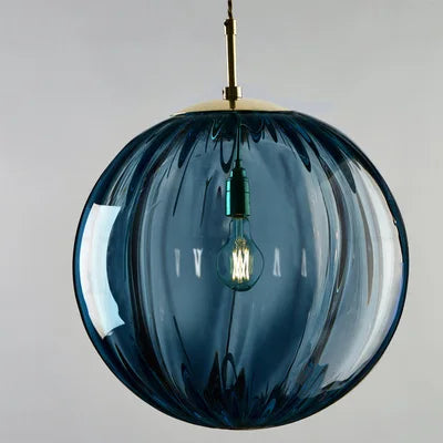 Modern LED Glass Ball Pendant Light Nordic Hanging Lamp for Bedroom Dining Bar