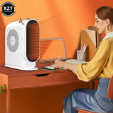 500W Desktop Electric Heater Smart Thermostat Fan Heater Fast Heating for Home