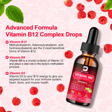 BEWORTHS Vitamin B12 Drops Energy and Immune Support Supplement