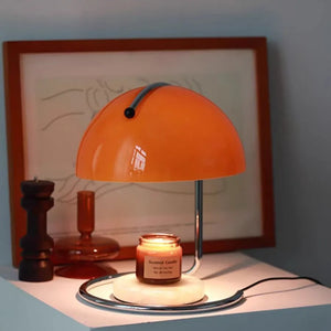 Flameless Candle Warmer Lamp Nordic Glass Dimmable Aromatherapy Table Light