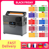 300W Portable Power Station 288Wh Backup Battery with Pure Sine Wave AC Outlets