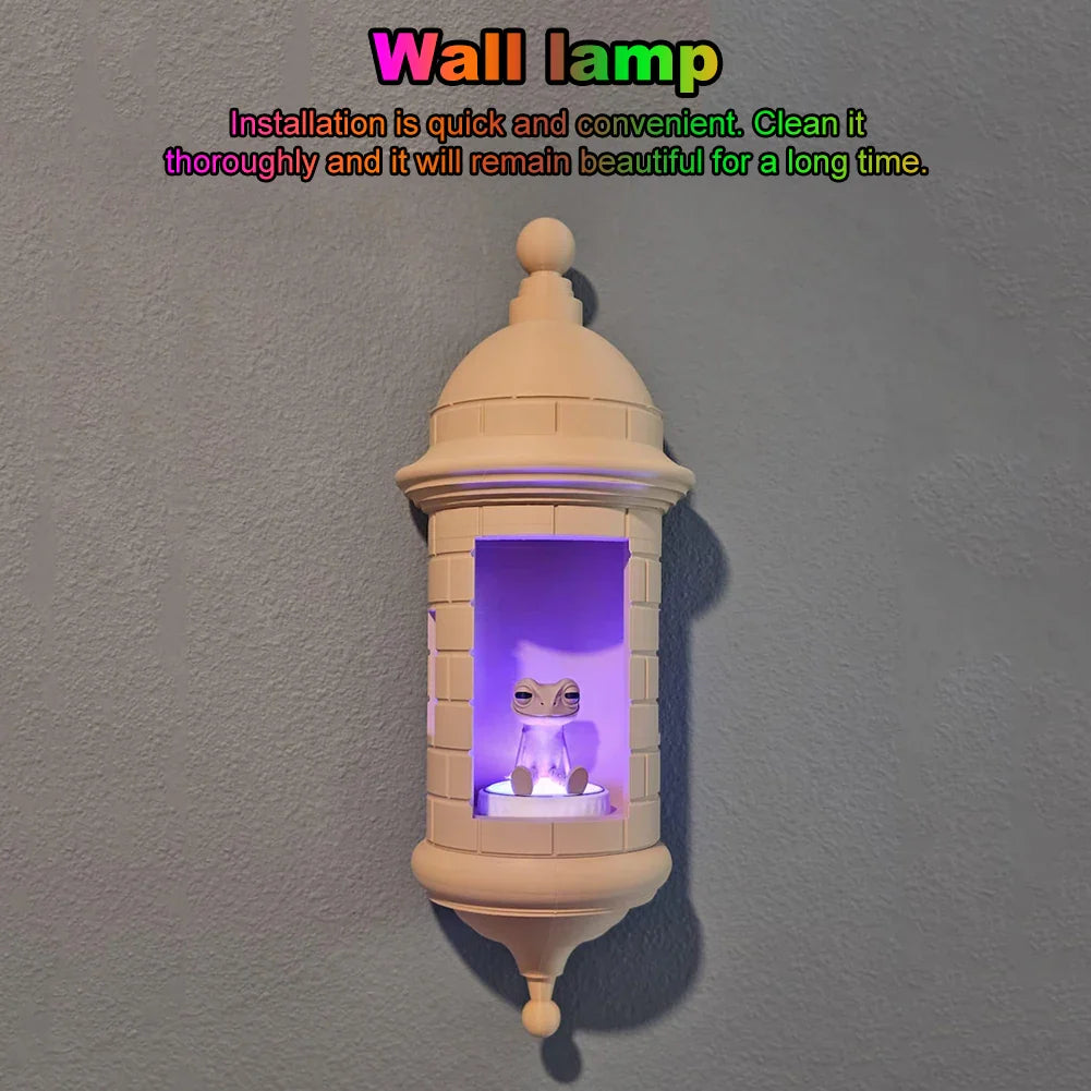 Puerto Rican Garita Coqui Lamp 16 Color USB LED Night Light Handmade Souvenir