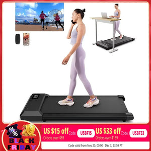 2-in-1-Under-Desk-Treadmill-2.5HP-Walking-Pad-for-Home-Office-with-APP-&-Remote-Treadmills