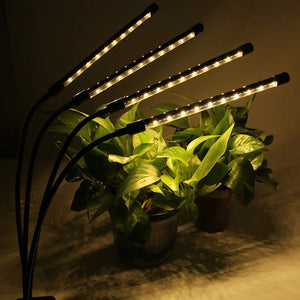 USB LED Grow Light Full Spectrum Clip Plant Lamp with Timer Control
