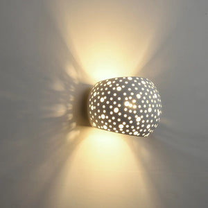 Modern LED Wall Sconce G9 Gypsum Indoor Bedroom Living Room Bedside Light