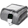 Electric Heated Throw Blanket Soft Washable 6 Heat Levels Auto Shut Off Safety
