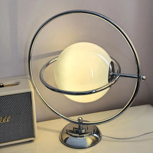 Minimalist Planet Desk Lamp Bauhaus Moon Glass Bedside Light Modern Home Decor
