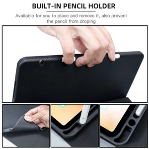 Wireless Keyboard Case with Mouse for 10.2 Tablet Touchpad Magnetic Cover
