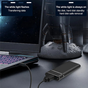 M.2 NVMe SATA SSD Enclosure USB 3.1 Type C Dual Protocol External Case