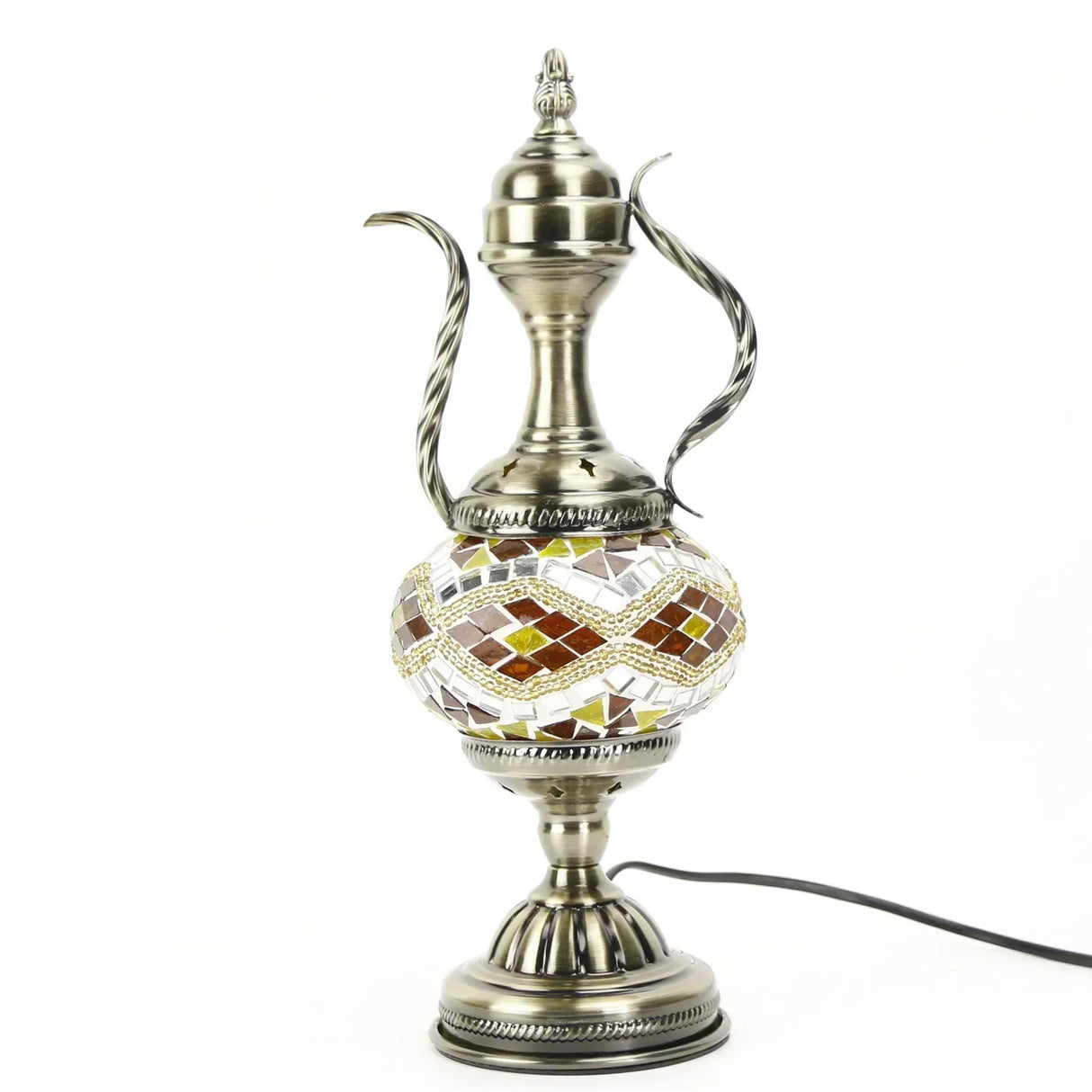 Turkish Retro Coffee Pot LED Desk Lamp Decorative Night Light Home Decor