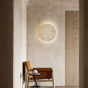 Natural Yellow Stone LED Wall Lamp Bedroom Bedside Hallway Staircase Indoor Light