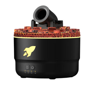 Volcanic Aromatherapy Humidifier Jellyfish Spray Diffuser with 7 Color Night Light