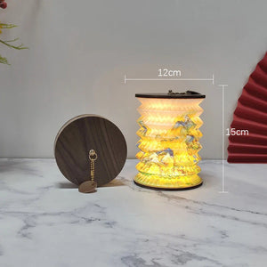 Foldable Touch Dimmable LED Table Lamp USB Rechargeable Portable Bedside Lantern