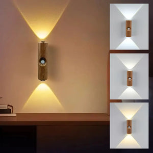 Cat Eye LED Wall Lamp – 2/4PCS Motion Sensor USB Rechargeable Night Light