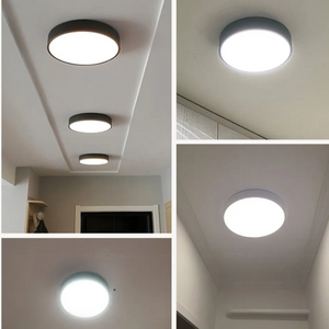 Modern Minimalist Round LED Ceiling Light 1-Light Indoor Hardwired