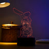 3D Anime Girl LED Night Light 16 Color Illusion Bedside Bedroom Table Lamp